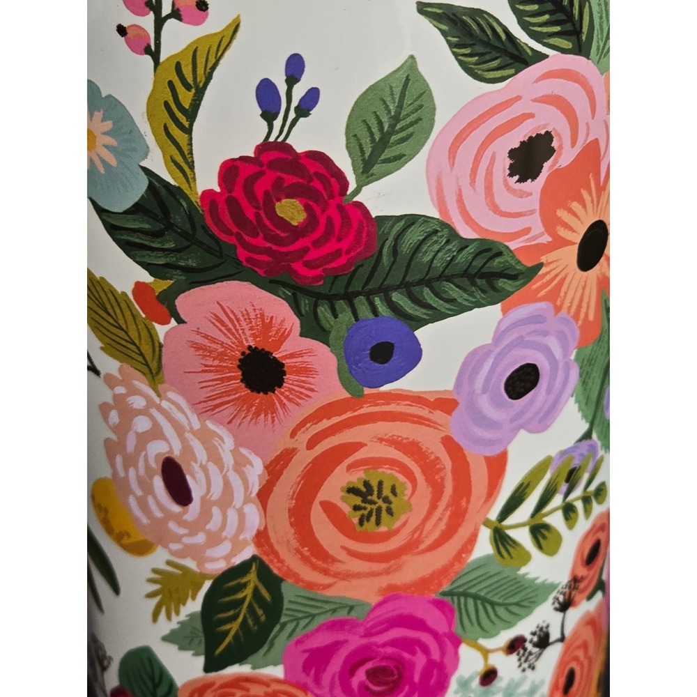 Corkcicle x Rifle Paper Co Garden Party 20oz Canteen Floral Water Bottle Cream - Picture 11 of 14